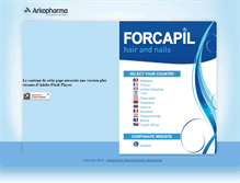 Tablet Screenshot of forcapil.com